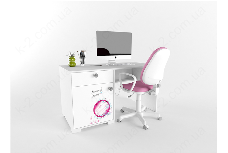 3 Стол с тумбой слева 135 серия Beauty К-2 элит