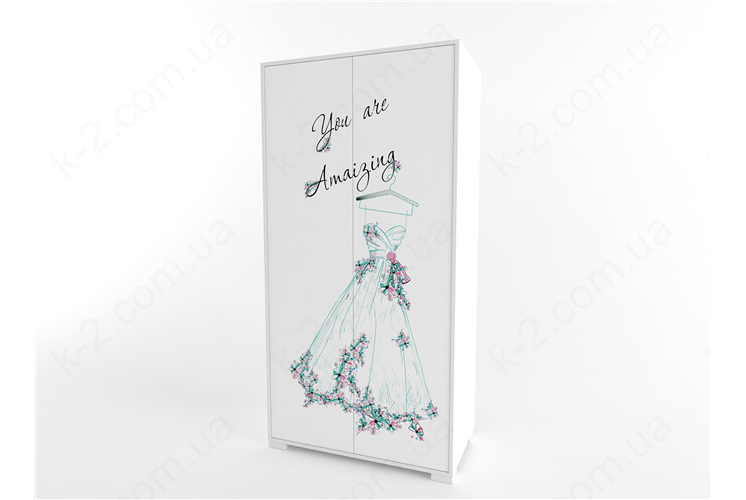 12 Шкаф двухдверный 100 серия Beauty К-2 элит