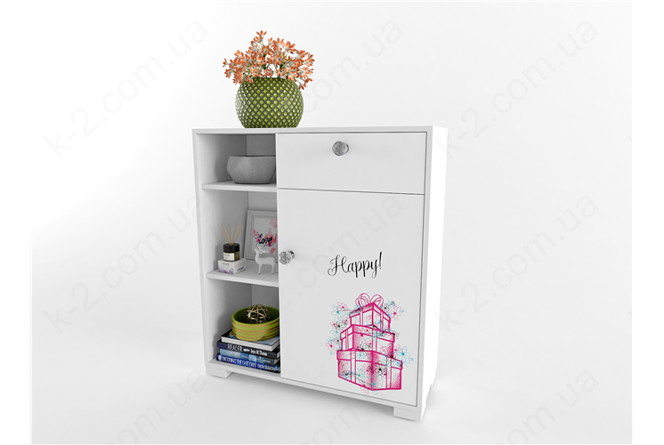 2 Стеллаж низкий 100 серия Beauty К-2 стандарт