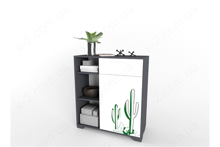 2 Стеллаж низкий 100 серия Dakar К-2 люкс