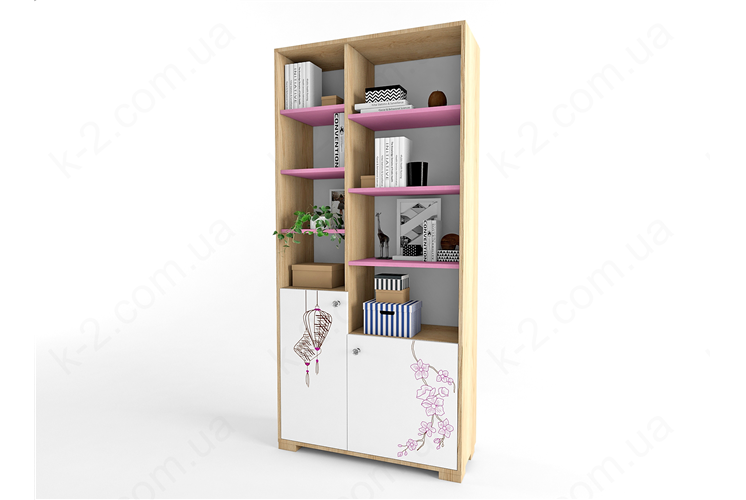 9 Стеллаж высокий 100 серия Sakura К-2 стандарт