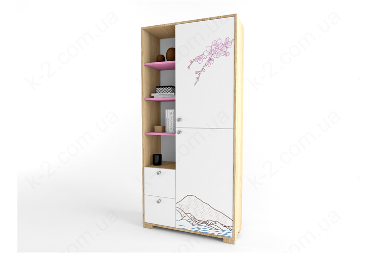 11 Шкаф-стеллаж 100 серия Sakura К-2 стандарт