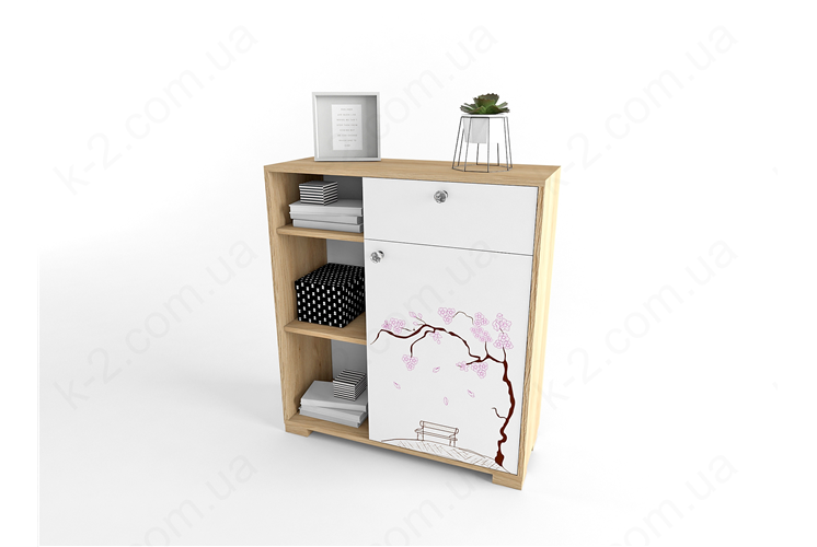 2 Стеллаж низкий 100 серия Sakura К-2 люкс