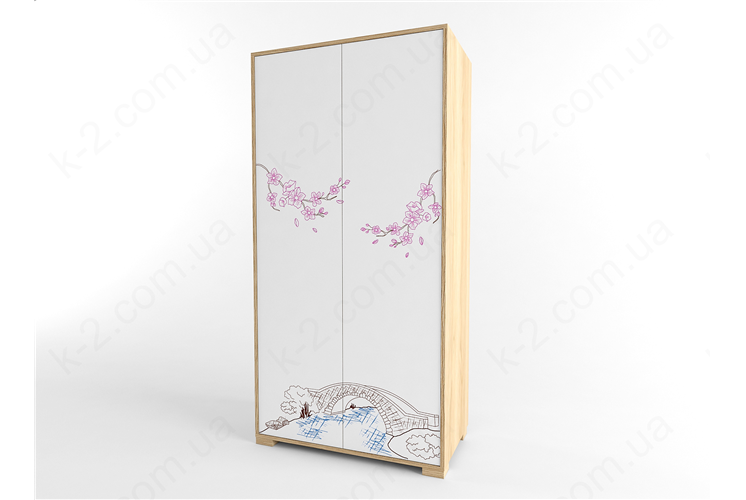 12 Шкаф двухдверный 100 серия Sakura К-2 люкс