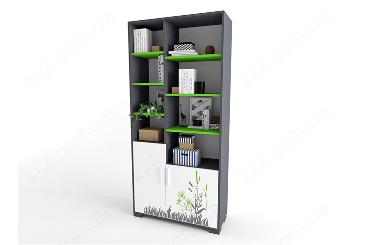 9 Стеллаж высокий 100 серия Forest К-2 стандарт