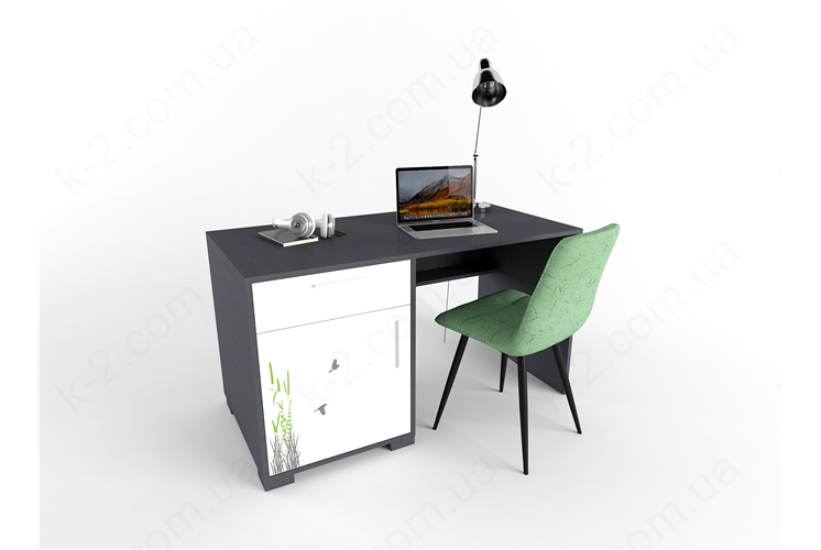 3 Стол с тумбой слева 135 серия Forest К-2 элит