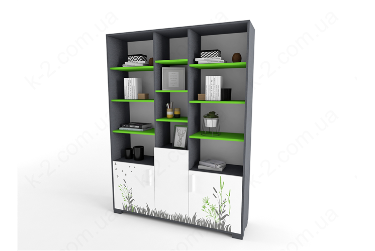 10 Стеллаж высокий 150 серия Forest К-2 люкс