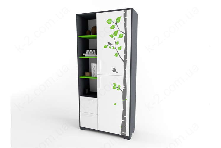 11 Шкаф-стеллаж 100 серия Forest К-2 люкс