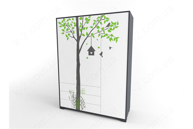 13 Шкаф трехдверный 150 серия Forest К-2 люкс