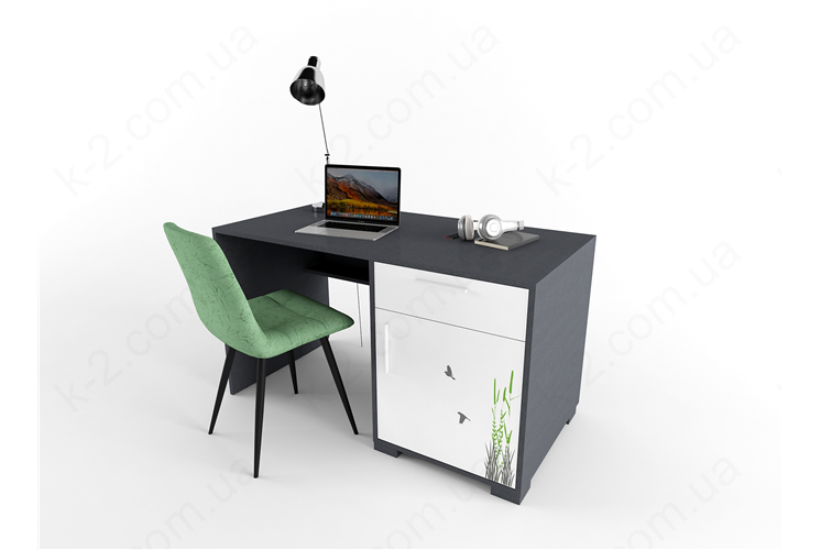 3 Стол с тумбой справа 135 серия Forest К-2 люкс