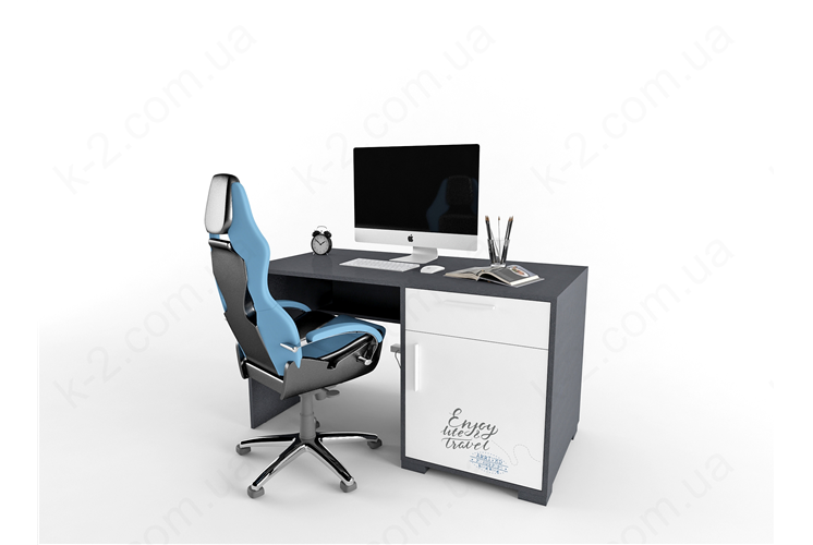 3 Стол с тумбой справа 135 серия Travel К-2 стандарт