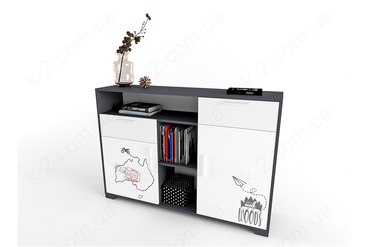 1 Стеллаж низкий 150 серия Travel К-2 люкс