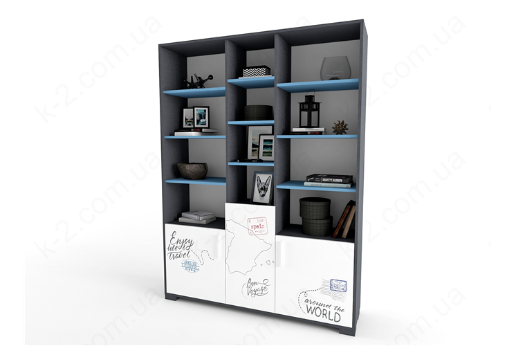 10 Стеллаж высокий 150 серия Travel К-2 люкс