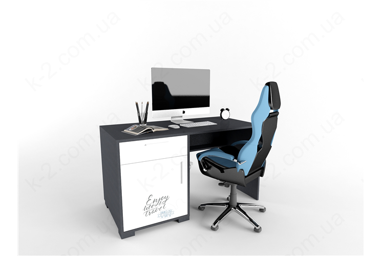 3 Стол с тумбой слева 135 серия Travel К-2 люкс