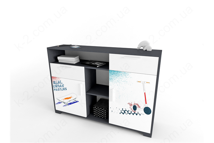 1 Стеллаж низкий 150 серия Urban К-2 люкс