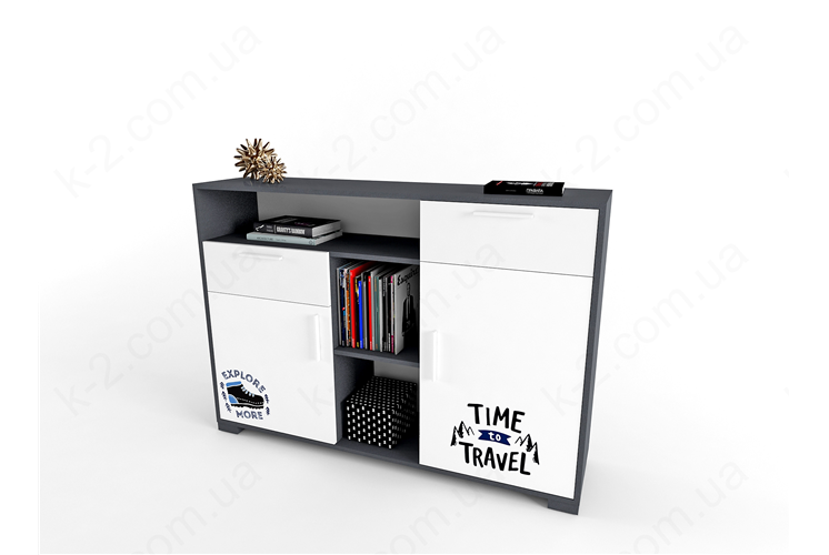 1 Стеллаж низкий 150 серия Voyage К-2 люкс