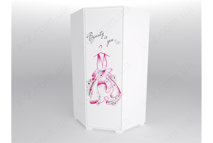 44 Шкаф угловой серия Beauty К-2 люкс