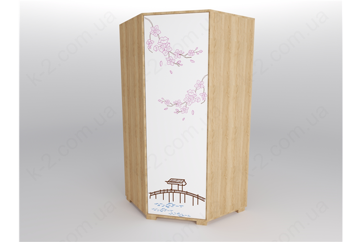 44 Шкаф угловой серия Sakura К-2 люкс