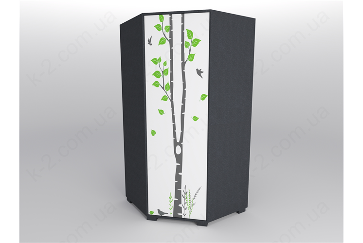 44 Шкаф угловой серия Forest К-2 элит