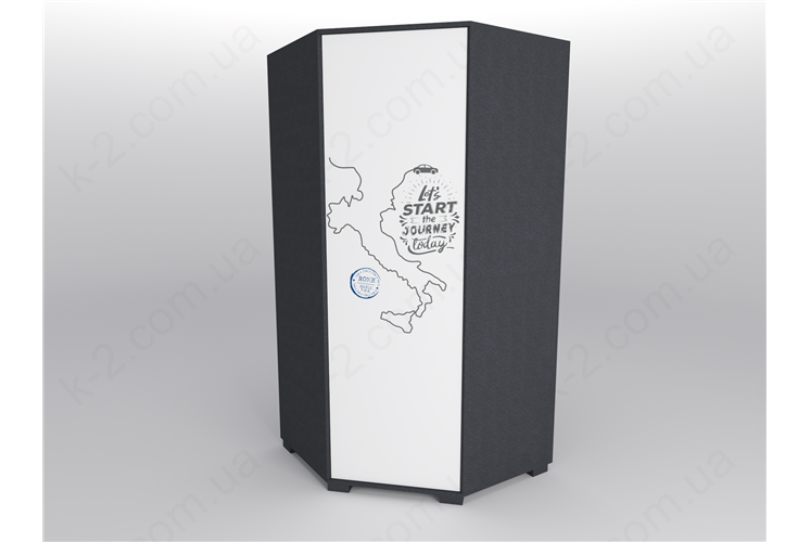 44 Шкаф угловой серия Travel К-2 элит