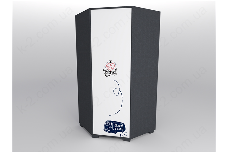 44 Шкаф угловой серия Voyage К-2 элит