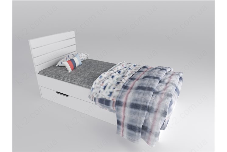 15 Кровать с мягким изголовьем 90х190 К-2 стандарт