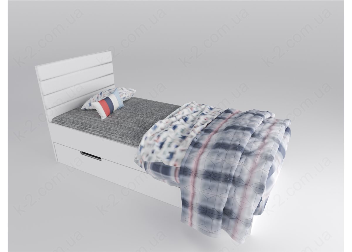 15 Кровать с мягким изголовьем 90х200 К-2 стандарт