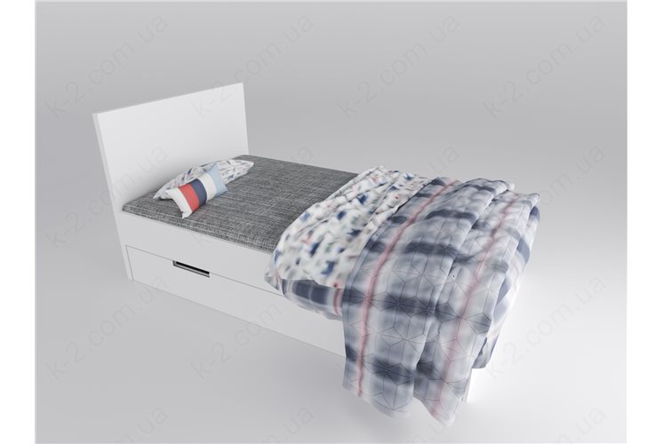 16 Кровать с твердым изголовьем 120х200 К-2 стандарт