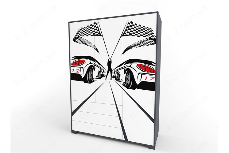 13 Шкаф трехдверный 150 серия Xracer К-2 стандарт