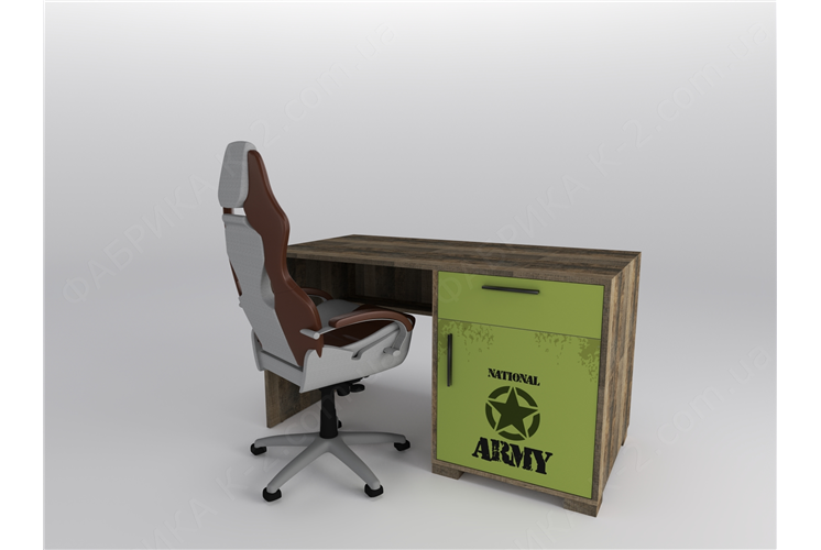 3 Стол с тумбой справа 135 серия MissionX К-2 стандарт