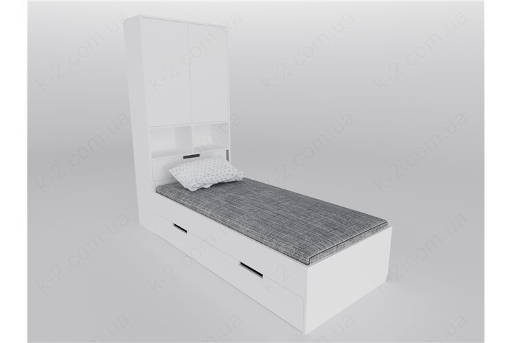 36a/32 Кровать с высокой тумбой для белья 936х2400 К-2 стандарт