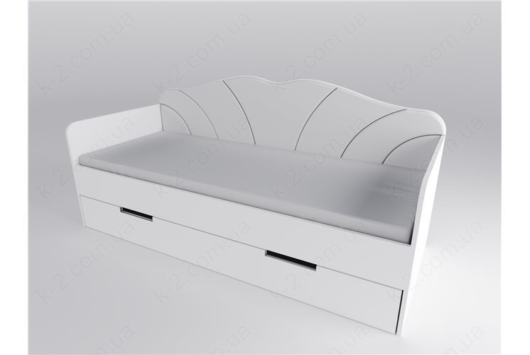 30a Диван с фигурной мягкой спинкой 90х200 К-2 стандарт