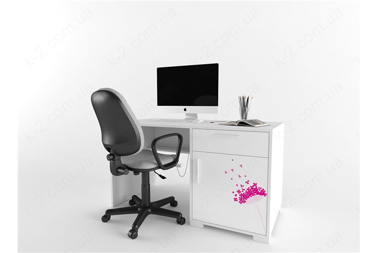 3 Стол с тумбой справа 135 серия Wind К-2 люкс