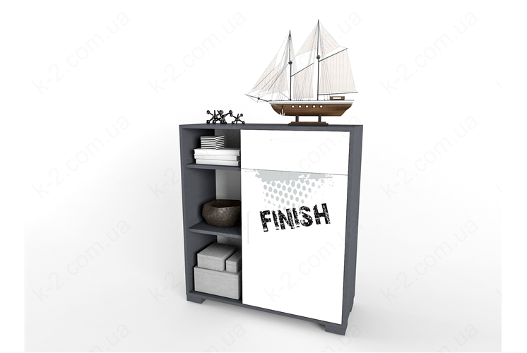 2 Стеллаж низкий 100 серия Xracer К-2 люкс