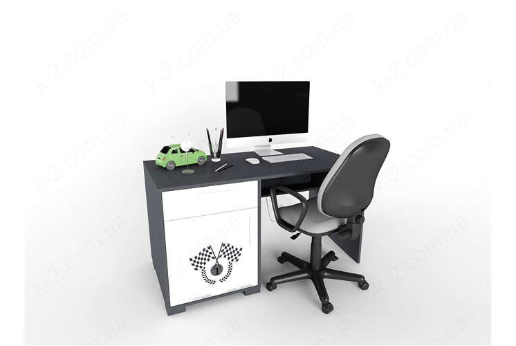 3 Стол с тумбой слева 135 серия Xracer К-2 люкс