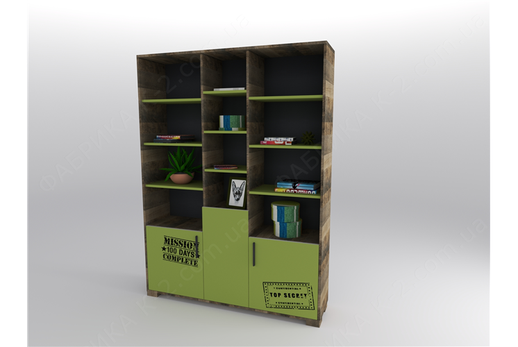 10 Стеллаж высокий 150 серия MissionX К-2 люкс