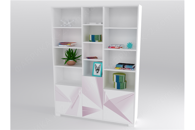 10 Стеллаж высокий 150 серия Triangle Pink К-2 стандарт