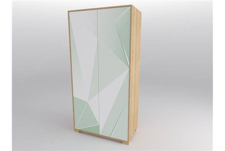 12 Шкаф двухдверный 100 серия Triangle Green К-2 стандарт
