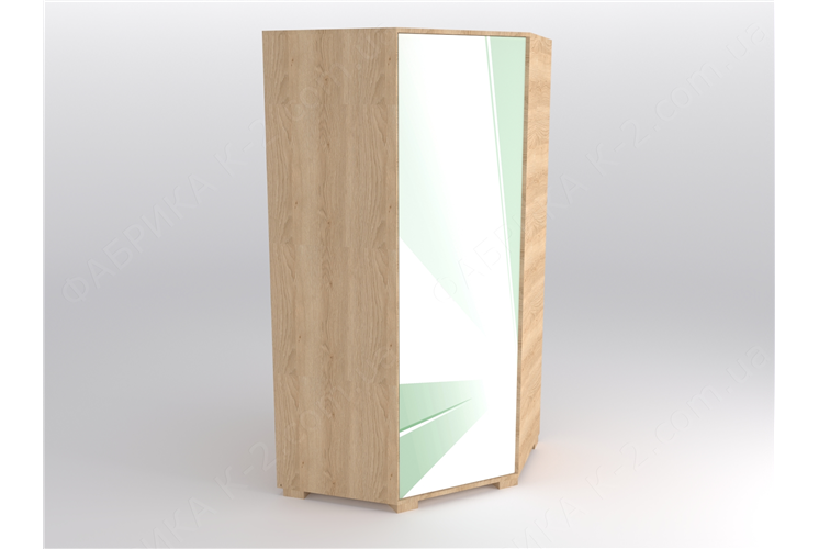 44 Шкаф угловой серия Triangle Green К-2 стандарт