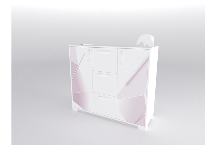 7 Комод 120 серия Triangle Pink К-2 стандарт