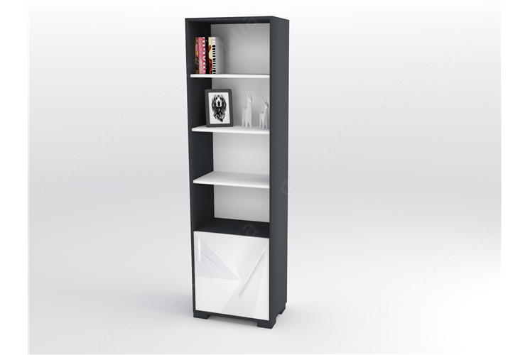 8 Стеллаж высокий 60 серия Triangle Grey К-2 стандарт