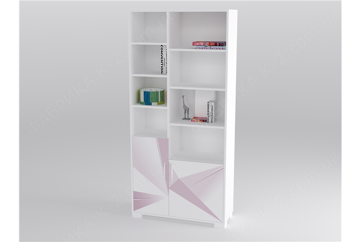 9 Стеллаж высокий 100 серия Triangle Pink К-2 стандарт