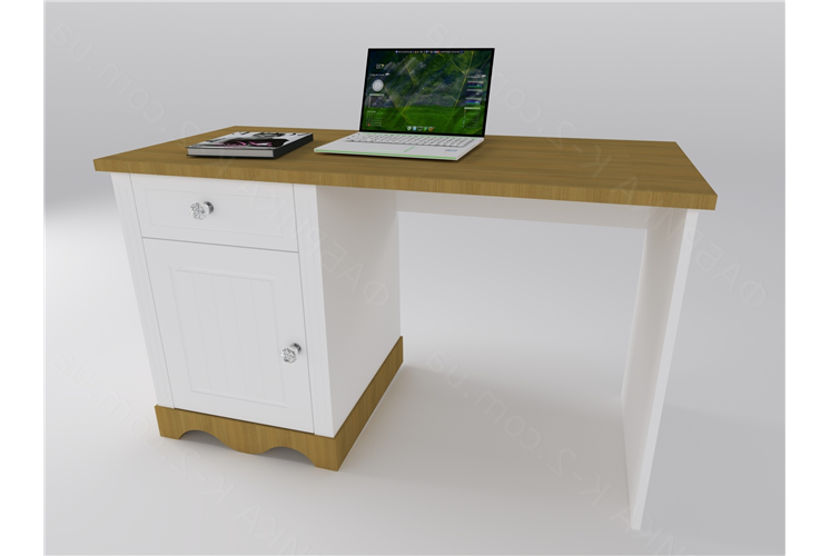 074 Стол с тумбой слева серия Provence OAK К-2 стандарт