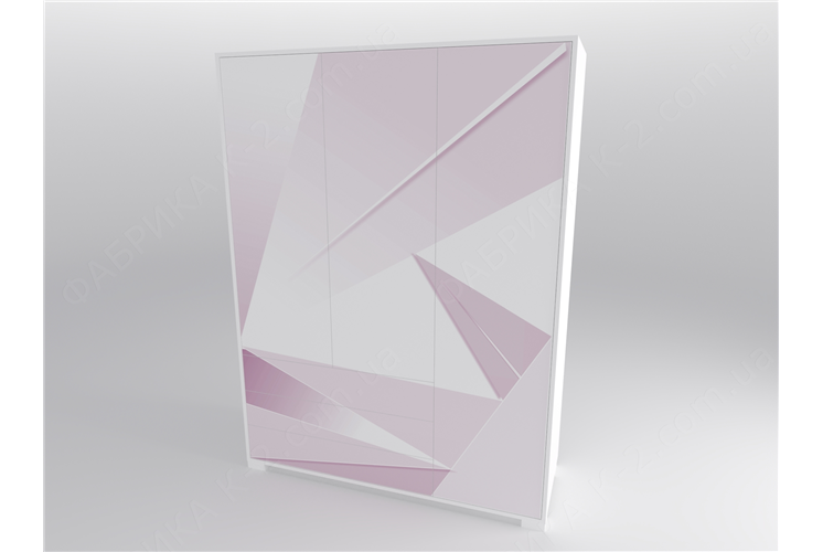 13 Шкаф трехдверный 150 серия Triangle Pink К-2 стандарт