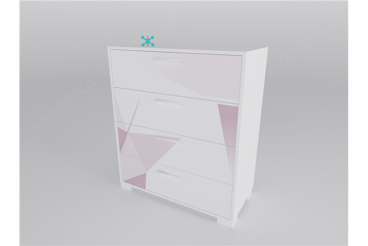 6 Комод 90 серия Triangle Pink К-2 стандарт