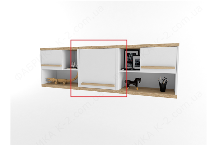 21 Полка центральная серия Nature White К-2 стандарт