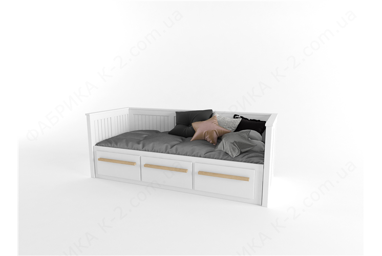 Кровать-диванчик с доп. спальным местом 80/160х200 серия Nature White К-2