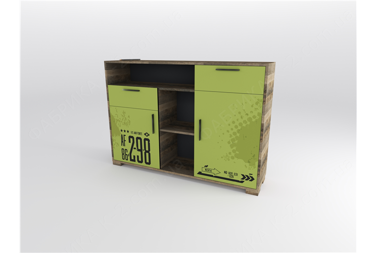 1 Стеллаж низкий 150 серия MissionX К-2 люкс