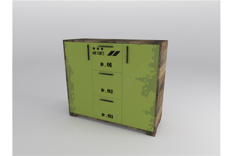 7 Комод 120 серия MissionX К-2 стандарт