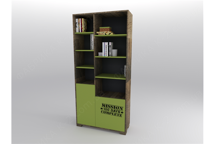 9 Стеллаж высокий 100 серия MissionX К-2 люкс